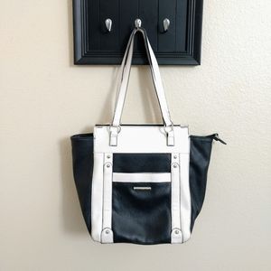 Black and White Nicole Miller purse
